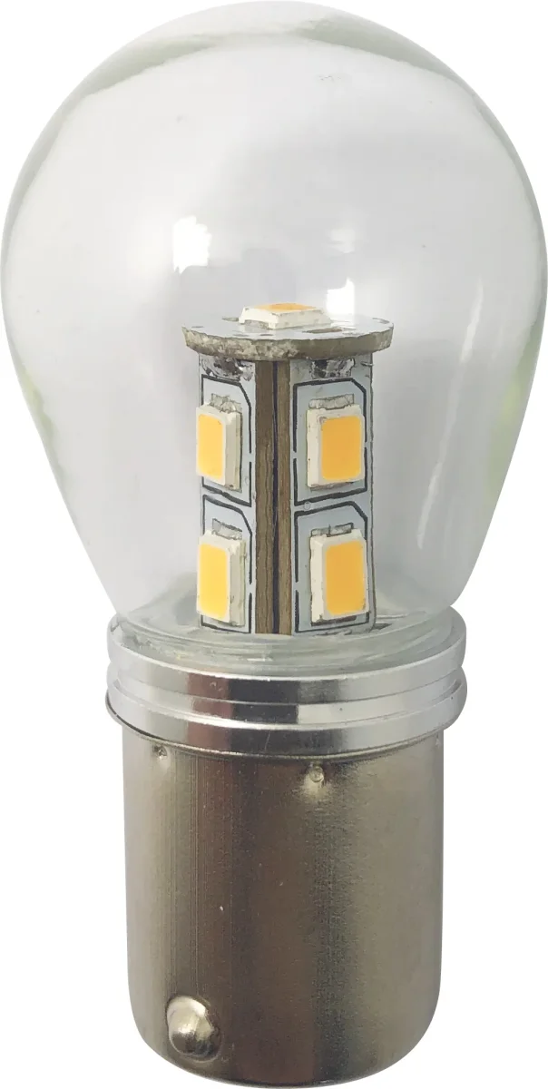 1852 LED pære BA15S m/kuppel 2-pk - Image 2