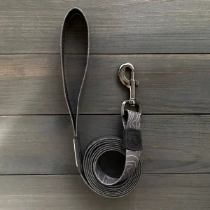 Vanntett Hundebånd - Black 180 cm