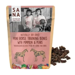 Mini hundegodbit - Hest, Gresskar & Pære 100 g