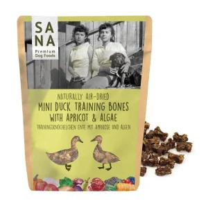 Mini Hundegodbit - And, Aprikos & Alge 100 g