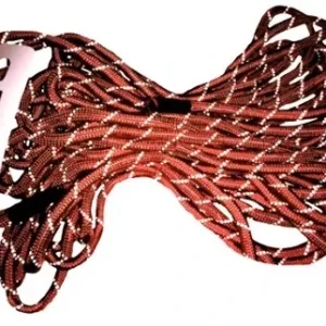 Sporline m/refleks, 6MM/15 Meter Rød