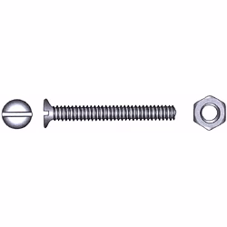 Maskinskrue m/mutter A4 DIN 963/934