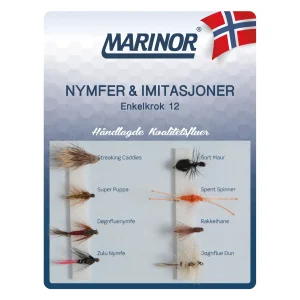 Fluesett Nymfer & Imitasjoner 8-pk